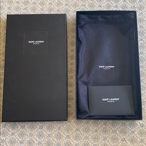 Saint Laurent box with dust bag